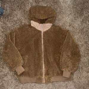 Sherpa hooded jacket